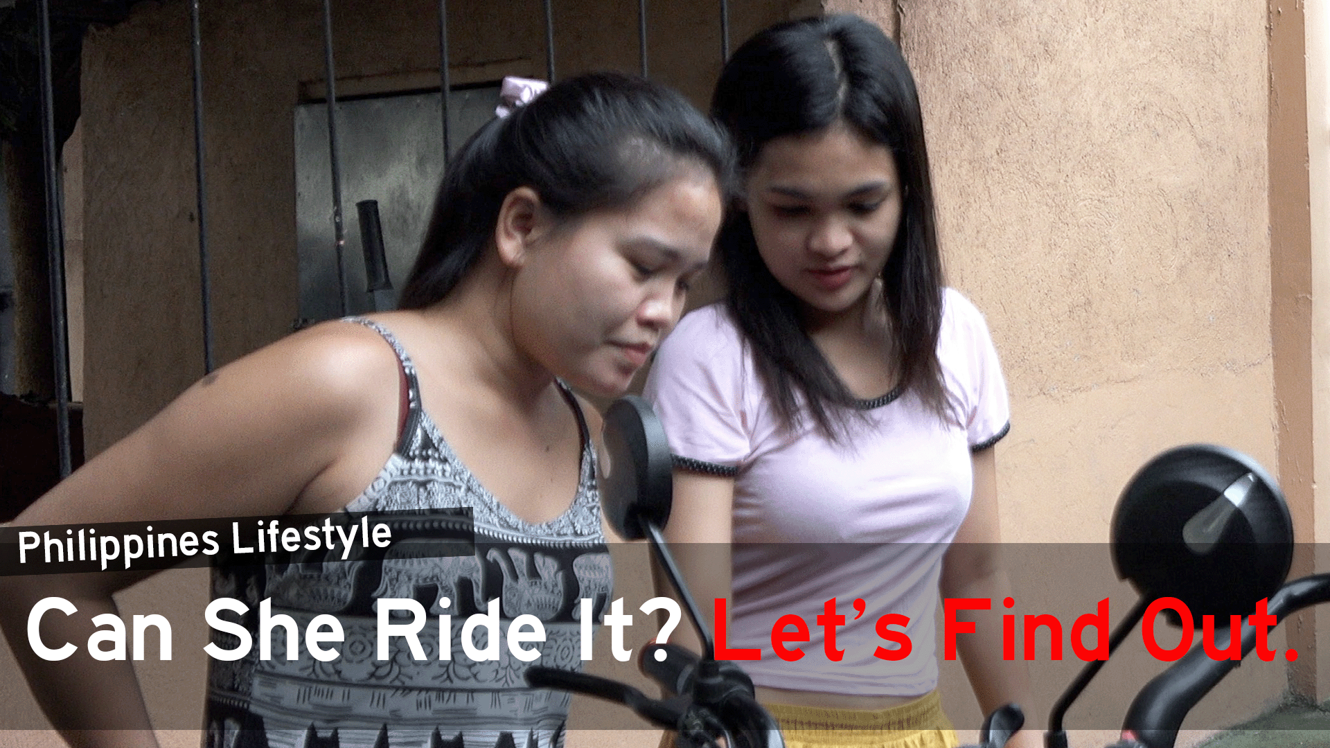 Filipina Wife 2 Learns How To Ride A Chopper