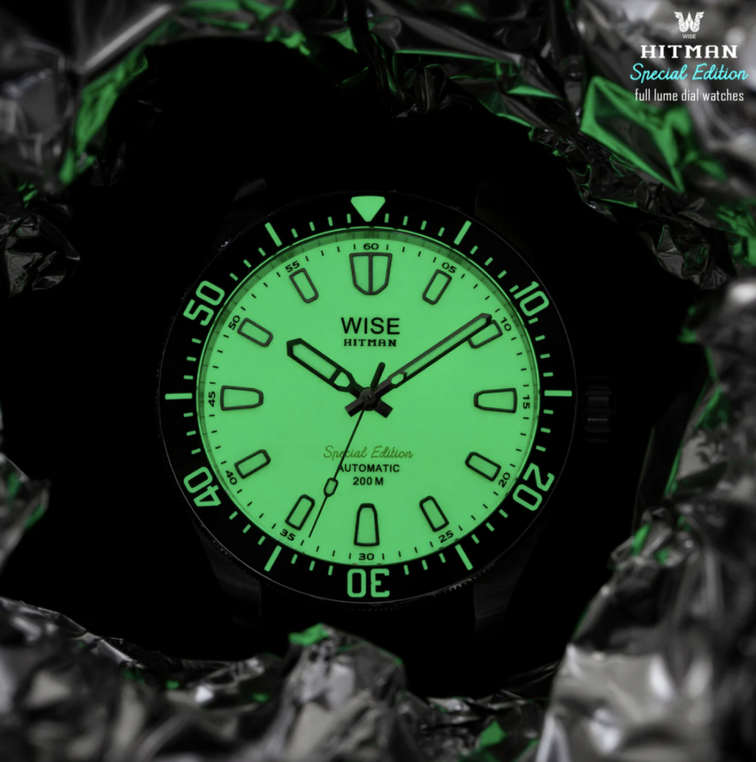 Wise Timepiece Hitman HIT66 Special Edition Full Lume