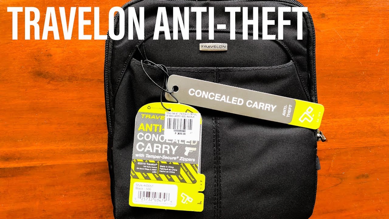 Travelon Anti-Theft Concealed Carry Slim Bag - World Travel Gear